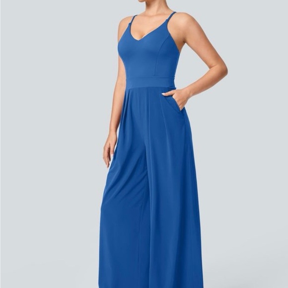 HALARA Vibrant Blue Jumpsuit Size M - Picture 6 of 15